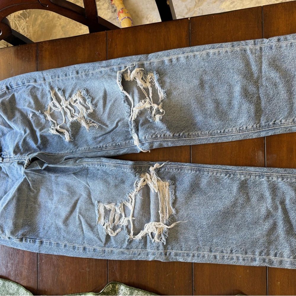 American Eagle Outfitters Blue Straight Leg Jeans